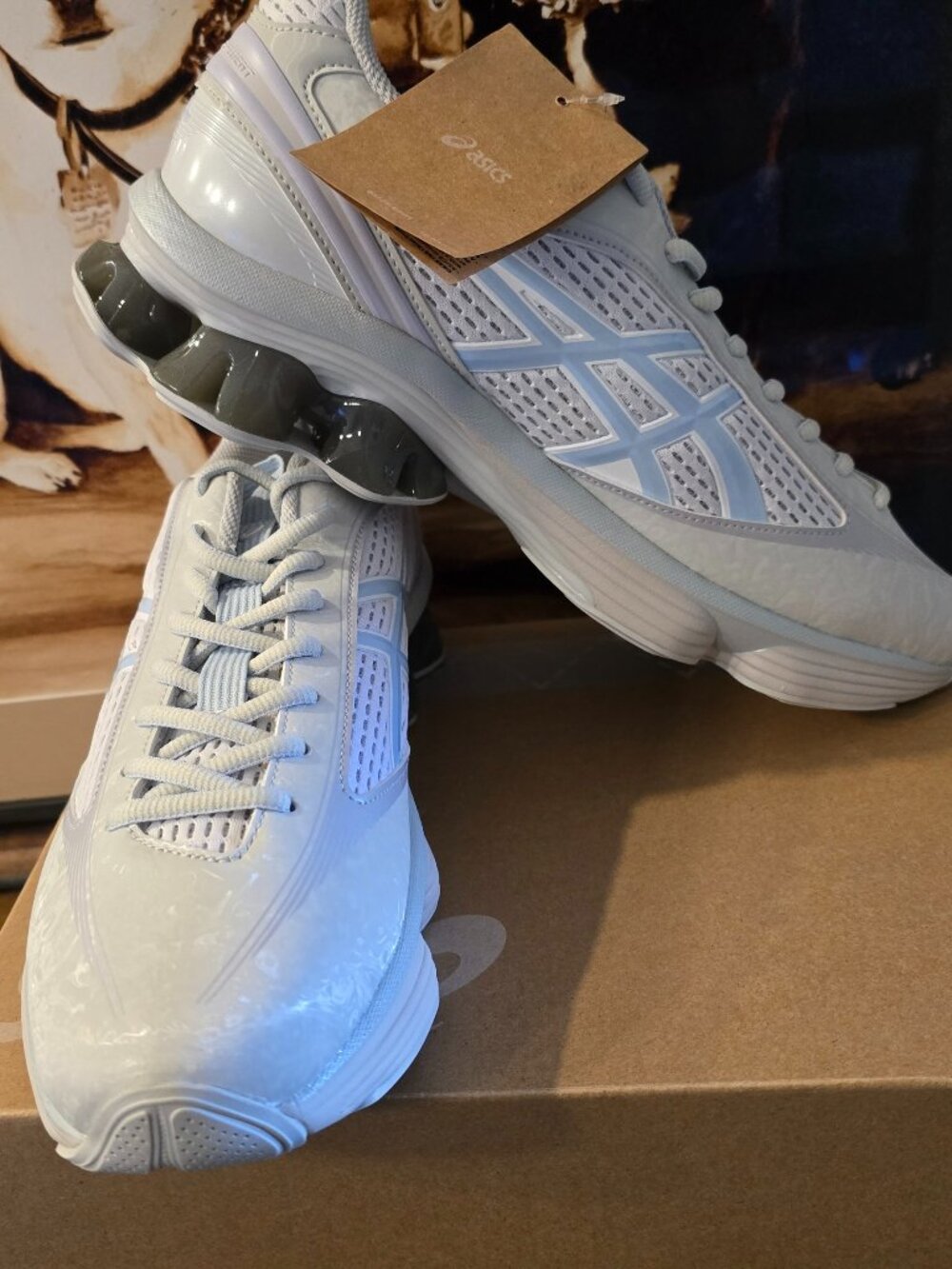 ASICS US6-S Gel-Kinetic Fluent Kiko Kostadinov Glacier Grey 1203A748-020 Mens 12